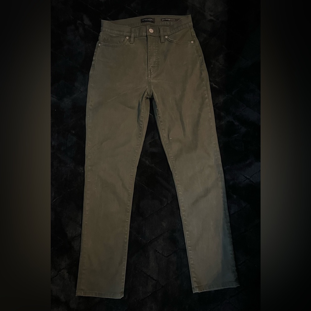 Banana Republic Olive High-Rise Jeans